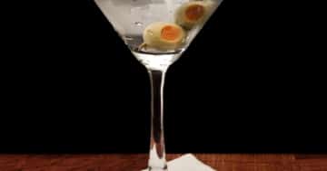 Martini in typischem Martiniglas