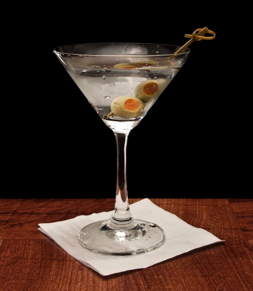 Martini in typischem Martiniglas